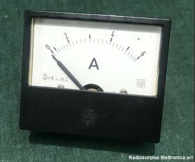 IME 6A Amperometro  IME 6A   cm 7 X 6 a pannello Componenti elettronici
