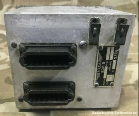 BD61B Radio Control  B.D. 61B  Pannello di controllo per ricevitore  radio goniometrico Francese della S.T.T.A. Accessori per apparati radio Militari