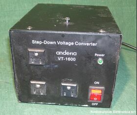 VT-1600 ANDEFIA VT-1600 Step-Down Voltage Converter Alimentatori