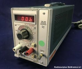 DM 502 + TM 501 TEKTRONIX DM 502 + Power Module TM 501  Multimetro digitale completo di alimentatore Strumenti