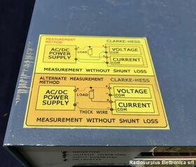 CH256 Clarke-Hess model 256  Misuratore di potenza digitale Strumenti