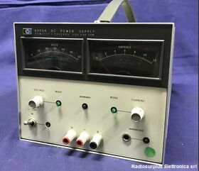 HP 6002A P 6002A  Alimentatore lineare da banco  Regolabile da 0-50 Volt  0-10 Amper  200 Watt Strumenti