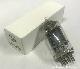 12AU7 Valvola  12AU7 / ECC82  Doppio triodo G.E. Componenti elettronici