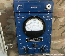 TS-352 A/U TS-352 A/U  Multimetro militare U.S. ME9 C/U   completo di Multiplier Kit MX-815/U Accessori per apparati radio Militari