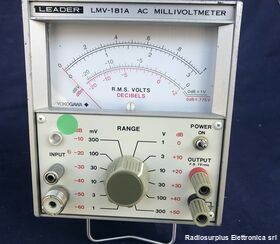 LMV-181A LEADER LMV-181A  Misura del valore efficace R.M.S. da 1 mV a 300 Volt Strumenti