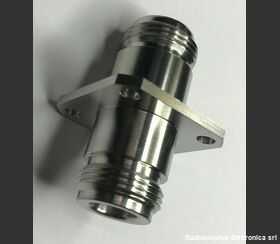 R161.715.000W N/N da pannello  RADIALL R161.715.000W  Adattatore flangia quadra Femmina-Femmina Componenti elettronici