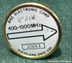 250E1 Tappo per wattmetri Bird  BIRD mod. 250E1  250 W da 400 - 1000 Mhz Accessori per strumentazione