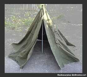 TENDA.RIPARO Tenda riparo da campo Militaria