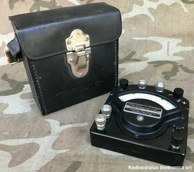 I-50 I-50  Voltmetro-Amperometro tascabile 3 portate in C.C.  3/15/150 Volt f.s. / 3-15-30 Amper f.s. Accessori per apparati radio Militari