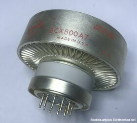 3CX800A7 Valvola NOS vintage  Tetrodo di Potenza  3CX800A7 EIMAC  Senza imballo originale Componenti elettronici