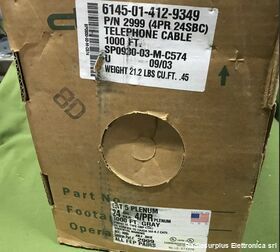  E406583 Communication Telephone Cable  E406583 UL Type CMP cat.5  Cavo di rete professionale militare Materiale elettrico