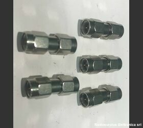 kitbncfbncf5 Connettore Adattatore SMA - SMA  Adattatore da SMA maschio a SMA maschio  Kit 5 pezzi Componenti elettronici