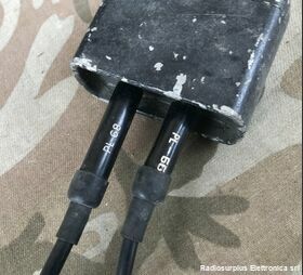 RL-108/VI Avvolgicavo con cavo audio per rtx  RL-108/VI  Consentiva il collegamento a distanza di microfono e cuffia Accessori per apparati radio Militari