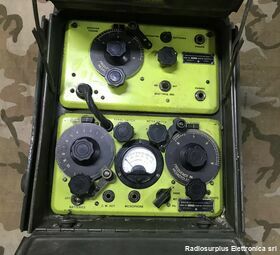 WS NO.48 WIRELESS SET NO.48 MARK I  Ricetrasmettitore spalleggiabile del 1942 WW2  Freq. 6 - 9 Mhz in AM e CW Apparati radio