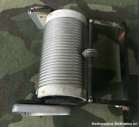  Induttanza variabile con prelievo  Collins   80 micro Henry 100 Watt Componenti elettronici