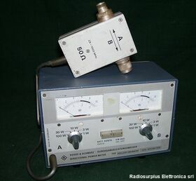 NAUS4 ROHDE & SCHWARZ NAUS4 Directional Power Meter MILLIVOLTmeter / POWERmeter / WATTmeter  AF-RF