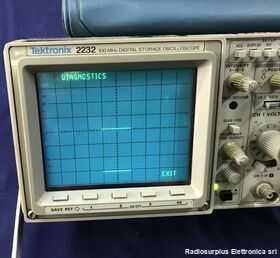 TEK 2232 TEKTRONIX 2232  Oscilloscopio analogico/digitale  due canali 100 Mhz Strumenti