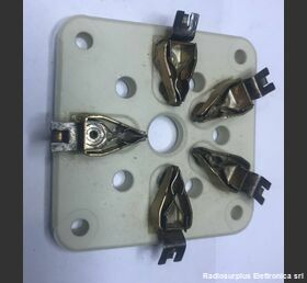 GZ5-A Zoccolo Valvola  GZ5-A  Per tubo elettronico 4-400A  4-125  3-500Z  4-400  5pin Ceramico -nuovo Componenti elettronici