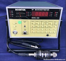  BOONTON 4200  Microwattmetro da 200 Khz a 18 Ghz Strumenti