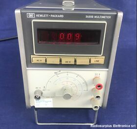 HP 3469B HP 3469B  Multimetro da banco con display a led 7 segmenti Strumenti