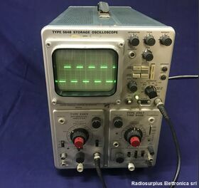 TEK 564B TEKTRONIX type 564B  Oscilloscopio Vintage completo di cassetti  2A63 +  2B67 Strumenti