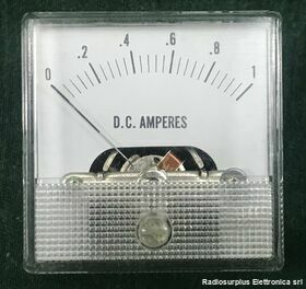 KA-38S Amperometro  KA-38S   cm 4 X 4 a pannello Componenti elettronici