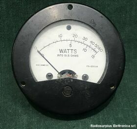 Into 51.5 Watts  Into 51.5 ohms   Diametro cm 7 a pannello Componenti elettronici