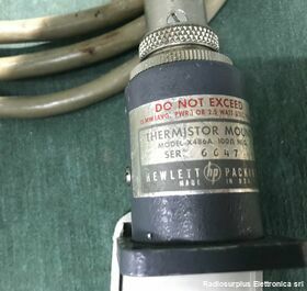  HP X486A Waveguide Thermistor + cavo   Accessori per strumentazione
