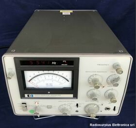 HP3581C HP 3581C  Voltmetro selettivo da 15 Hz a 50 Khz Strumenti