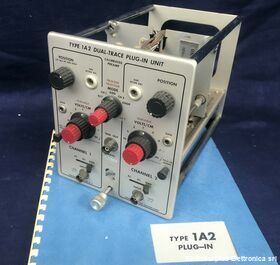 TEK 1A1 TEKTRONIX type 1A2  Modulo preamplificatore a due canali Accessori per strumentazione
