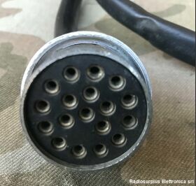  Cavo con due connettori U-18/U Accessori per apparati radio Militari