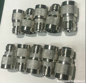 kitN-N-S Connettore Adattatore R.F. Spina N - Presa N Salvaconnettore N -UHF Componenti elettronici