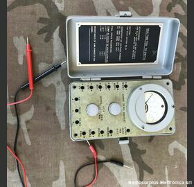 TS-297/U TS-297/U Multimetro Militare Analogico   Accessori per apparati radio Militari