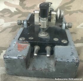 CW EMILIO CAIMI  EMILIO CAIMI tipo Pesante   Tasto manipolatore della Regia Aeronautica  degli anni 30 Accessori per apparati radio Militari