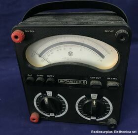 AvoMeter mod. 8 AvoMeter mod. 8  Multimetro da banco analogico Accessori per apparati radio Militari