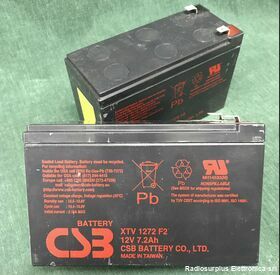 CSB XTV 1272 F2 Batteria ermetica al piombo CSB XTV 1272 F2 12 Volt   7,2 Ah Componenti elettronici