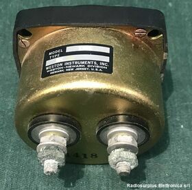 Weston 1831 Voltmetro  Weston 1831  30 Volt D.C.  f.s. Componenti elettronici