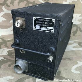 BC-733D BC-733D  Ricevitore Aeronautico Francese  Utilizzato per l'atterraggio strumentale degli aeromobili Apparati radio