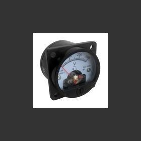 W.01910 Voltmetro analogico a pannello 0-300V AC  Dimensioni: 46x46x36mm Diametro foro: 45mm Materiale elettrico