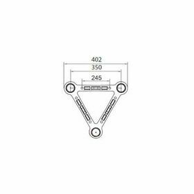 W.TRT4040 TRALICCIO TRIANGOLARE IN ALLUMINIO LATO 40 X 40 CM - 2 METRI Telecomunicazioni