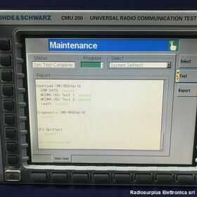 CMU 200 -versione Rack- Universal Radio communication Tester  ROHDE & SCHWARZ CMU 200 -versione Rack Strumenti