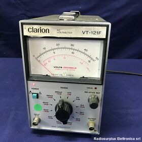 CLARION VT-121F AC Voltmeter CLARION VT-121F Votage range da 1,5mV - 300Volt Frequency range 5 Hz - 1 Mhz Strumenti