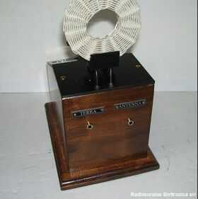 DBD GO-01 Radio Galena orizzontale e bobina a nido d'api Apparati radio civili