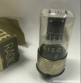 6J5 GT Valvola  6J5 GT  Triodo preamplificatore audio CIELTE Valvole