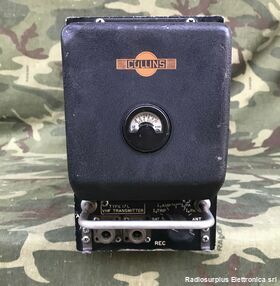 COLLINS type 17L COLLINS type 17L  Trasmettitore aeronautico in VHF da 116 Mhz a 149,95 Mhz Apparati radio