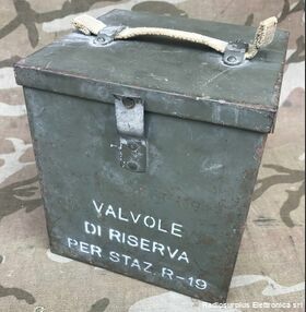 Scatola valvole R19 Contenitore metallico  Valvole di riserva R-19 Moduli  - Ricambi Originali -