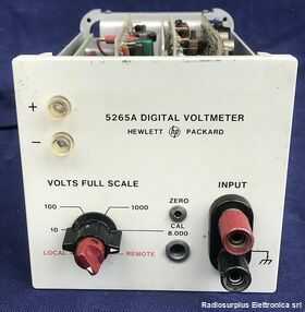 HP 5265A Digital Voltmeter HP 5265A Accessori per strumentazione