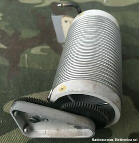  Induttanza variabile con prelievo  Collins   80 micro Henry 100 Watt Componenti elettronici