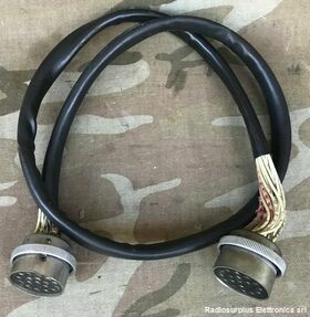  Cavo con due connettori U-18/U Accessori per apparati radio Militari