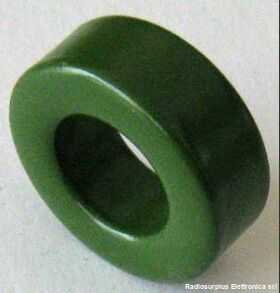 T033V17 Toroide Ferrite verde Impedenze